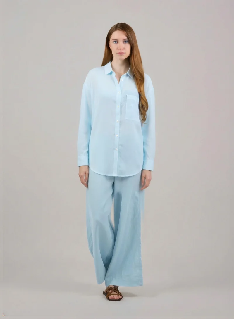 Just Nature 100% Linen Wide Leg Trousers